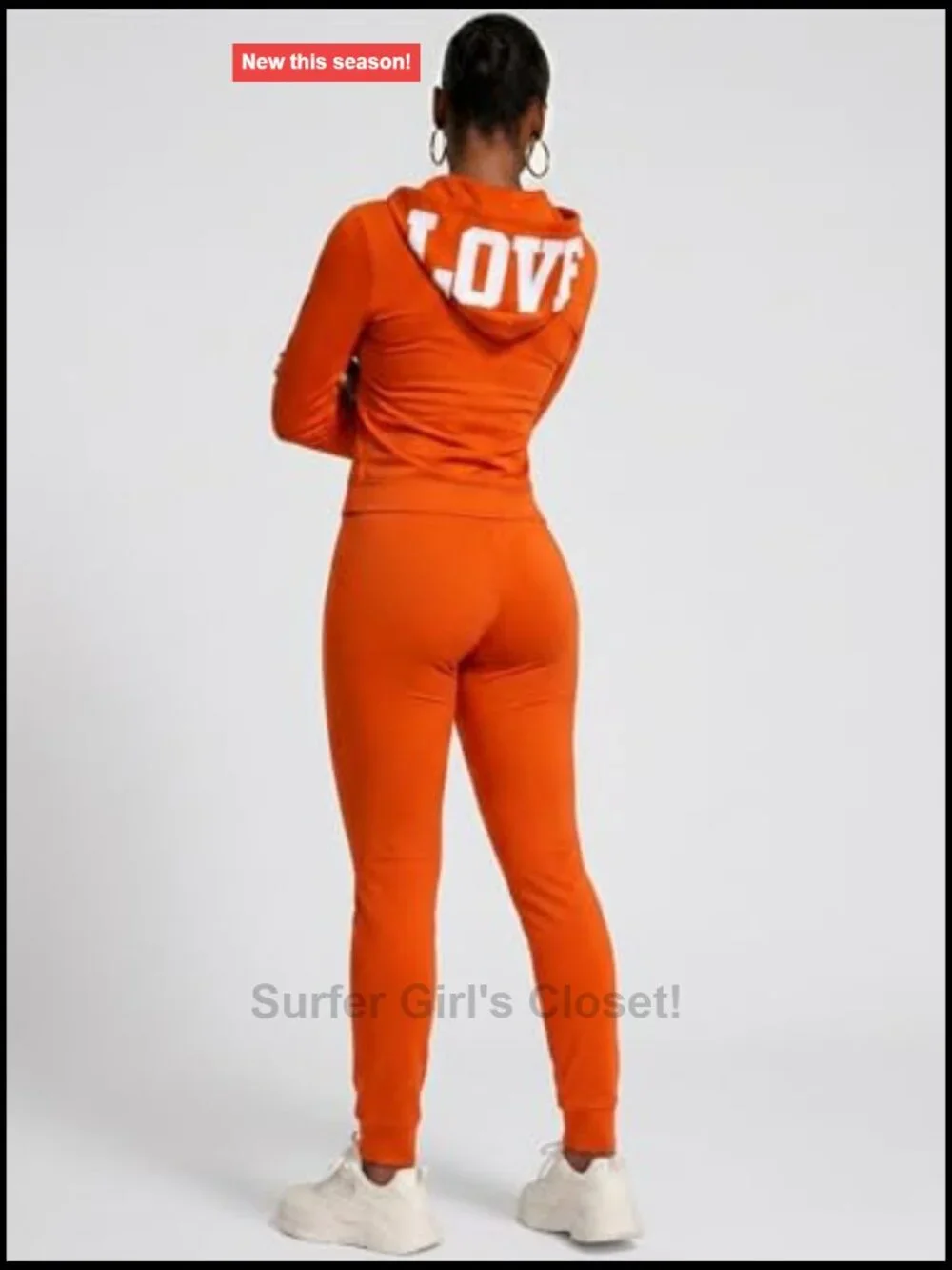 Women 2 Piece Tracksuit Sweatsuit Jogging Set Long Sleeve Zip Up Hoodie